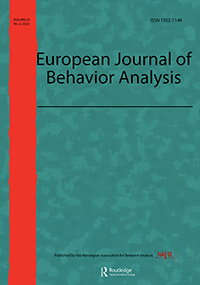 Cover image for European Journal of Behavior Analysis, Volume 23, Issue 2