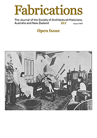 Cover image for Fabrications, Volume 33, Issue 2