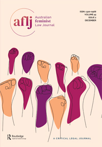 Cover image for Australian Feminist Law Journal, Volume 49, Issue 2