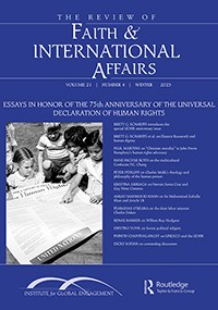 Cover image for The Review of Faith & International Affairs, Volume 21, Issue 4
