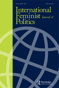 Cover image for International Feminist Journal of Politics, Volume 26, Issue 1