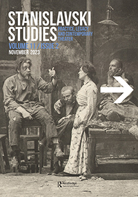 Cover image for Stanislavski Studies, Volume 11, Issue 2