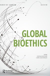 Cover image for Global Bioethics, Volume 35, Issue 1
