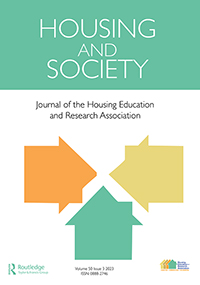 Cover image for Housing and Society, Volume 50, Issue 3