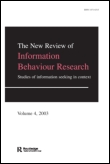 Cover image for The New Review of Information Behaviour Research, Volume 4, Issue 1