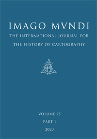 Cover image for Imago Mundi, Volume 75, Issue 1