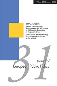Cover image for Journal of European Public Policy, Volume 31, Issue 4