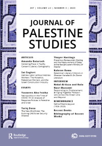 Cover image for Journal of Palestine Studies, Volume 52, Issue 3