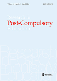 Cover image for Research in Post-Compulsory Education, Volume 29, Issue 1