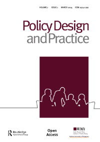 Cover image for Policy Design and Practice, Volume 7, Issue 1