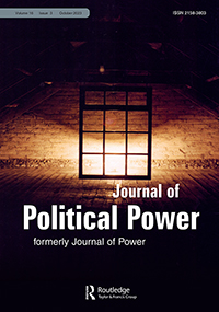 Cover image for Journal of Political Power, Volume 16, Issue 3