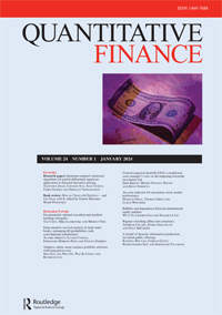 Cover image for Quantitative Finance, Volume 24, Issue 1