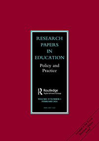 Cover image for Research Papers in Education, Volume 39, Issue 1
