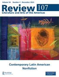 Cover image for Review: Literature and Arts of the Americas, Volume 56, Issue 2