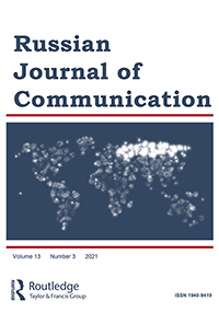 Cover image for Russian Journal of Communication, Volume 13, Issue 3