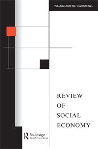 Cover image for Review of Social Economy, Volume 82, Issue 1