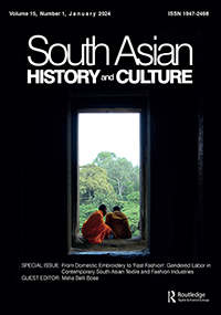 Cover image for South Asian History and Culture, Volume 15, Issue 1