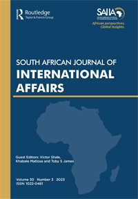 Cover image for South African Journal of International Affairs, Volume 30, Issue 3