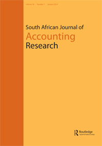 Cover image for South African Journal of Accounting Research, Volume 38, Issue 1