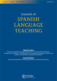 Cover image for Journal of Spanish Language Teaching, Volume 10, Issue 2