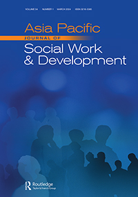 Cover image for Asia Pacific Journal of Social Work and Development, Volume 34, Issue 1