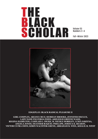 Cover image for The Black Scholar, Volume 53, Issue 3-4