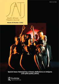 Cover image for South African Theatre Journal, Volume 35, Issue 3