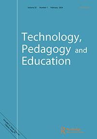 Cover image for Technology, Pedagogy and Education, Volume 33, Issue 1