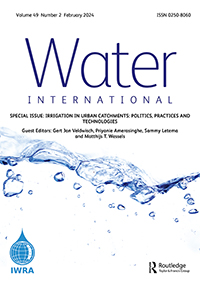 Cover image for Water International, Volume 49, Issue 2