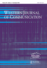 Cover image for Western Journal of Communication, Volume 88, Issue 2