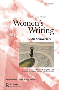 Cover image for Women's Writing, Volume 31, Issue 2