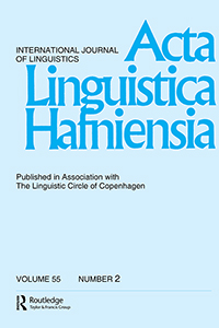Cover image for Acta Linguistica Hafniensia, Volume 55, Issue 2