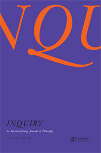 Cover image for Inquiry, Volume 67, Issue 3