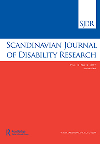 Cover image for Scandinavian Journal of Disability Research, Volume 19, Issue 3