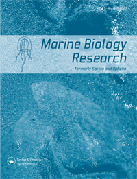 Cover image for Marine Biology Research, Volume 19, Issue 8-9