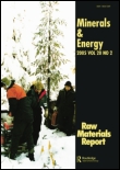Cover image for Minerals & Energy - Raw Materials Report, Volume 23, Issue 3