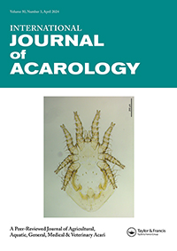 Cover image for International Journal of Acarology, Volume 50, Issue 3