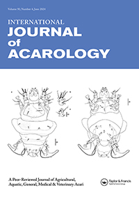 Cover image for International Journal of Acarology, Volume 50, Issue 4