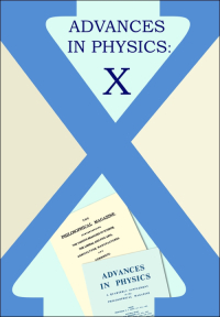 Cover image for Advances in Physics: X, Volume 8, Issue 1