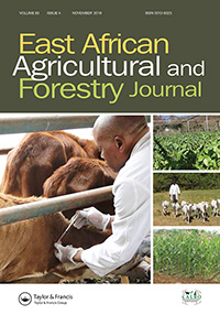 Cover image for East African Agricultural and Forestry Journal, Volume 83, Issue 4