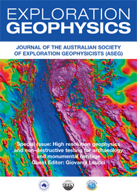 Cover image for Exploration Geophysics, Volume 55, Issue 1