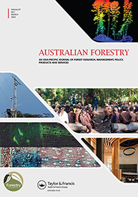 Cover image for Australian Forestry, Volume 87, Issue 1