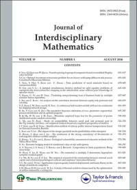 Cover image for Journal of Interdisciplinary Mathematics, Volume 25, Issue 7