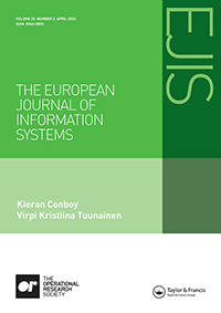 Cover image for European Journal of Information Systems, Volume 33, Issue 2