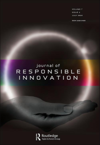 Cover image for Journal of Responsible Innovation, Volume 10, Issue 1