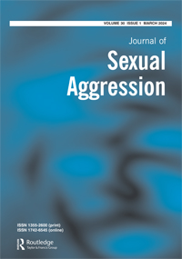Cover image for Journal of Sexual Aggression, Volume 30, Issue 1