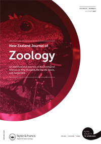 Cover image for New Zealand Journal of Zoology, Volume 50, Issue 4