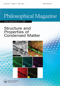 Cover image for Philosophical Magazine, Volume 104, Issue 5