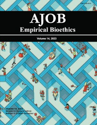 Cover image for AJOB Empirical Bioethics, Volume 14, Issue 4
