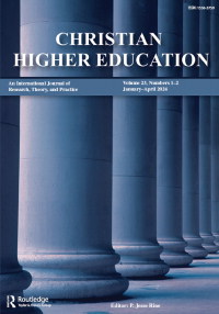 Cover image for Christian Higher Education, Volume 23, Issue 1-2